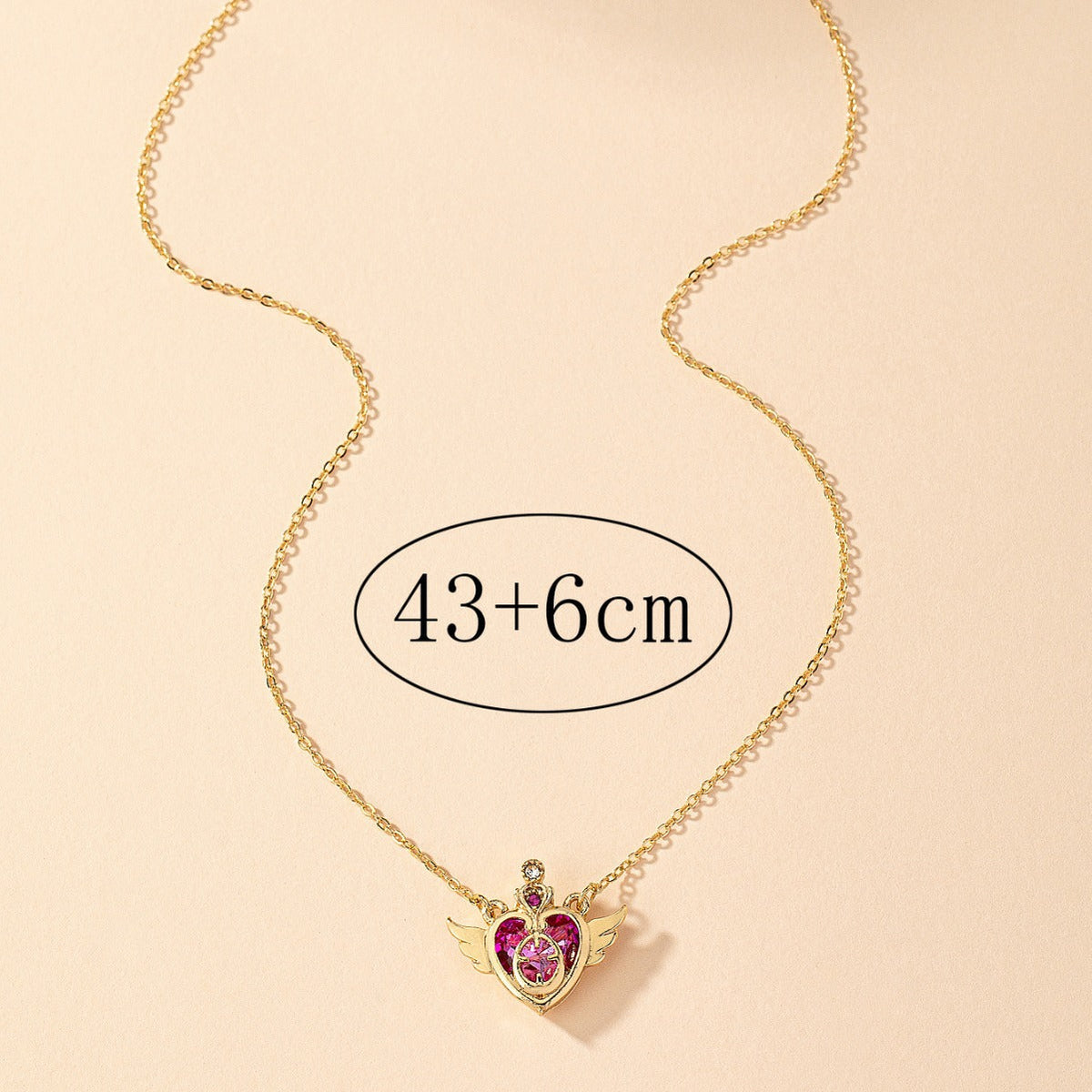 Moon Derivative Cartoon Magic Transformation Stick Female Necklace
