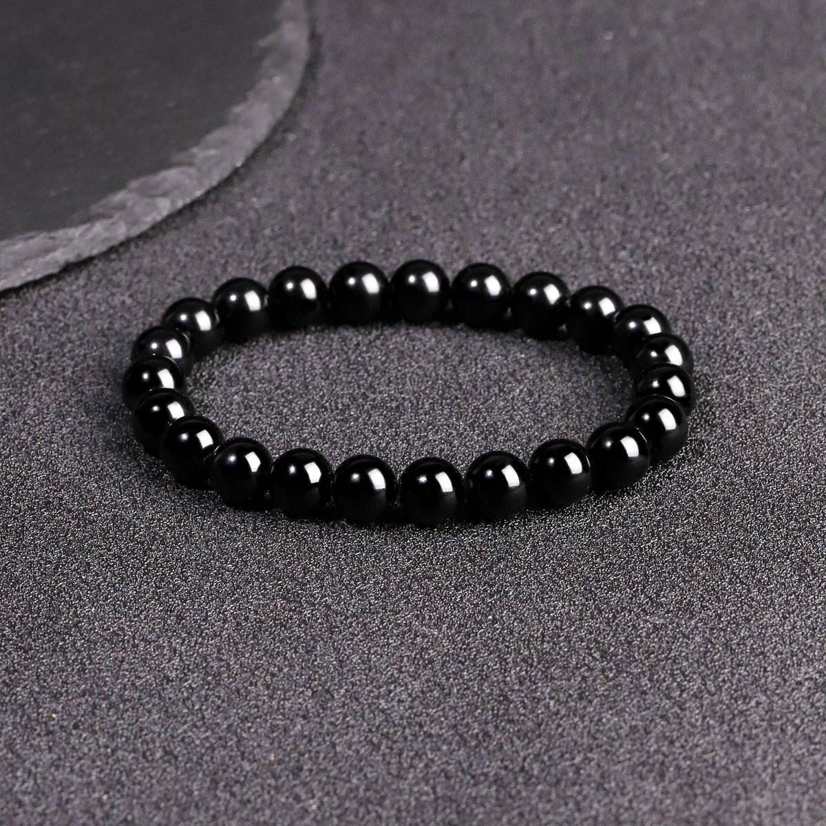 Double Eyes Sier Stone Beads Golden Bracelets