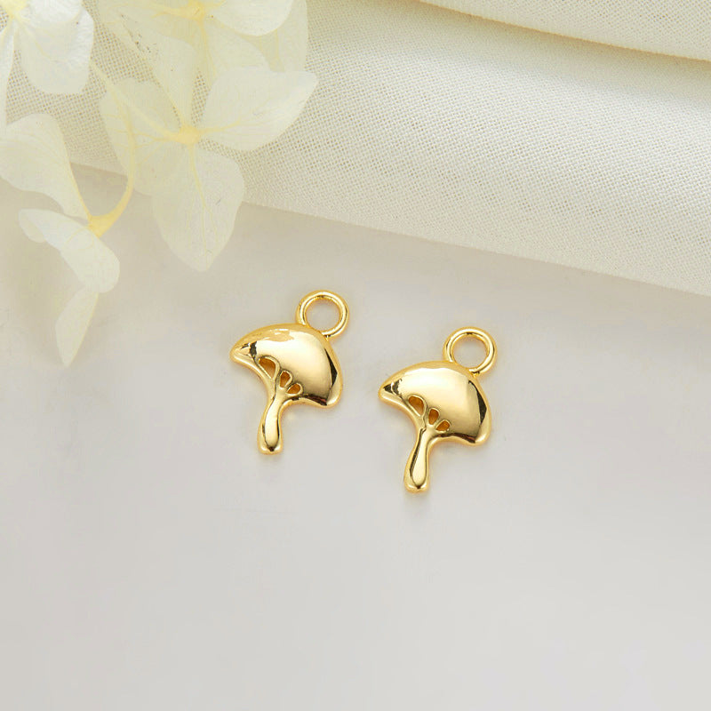 Ear Clip Small Zircon Rainbow Fishtail Lightning Unique Pendant