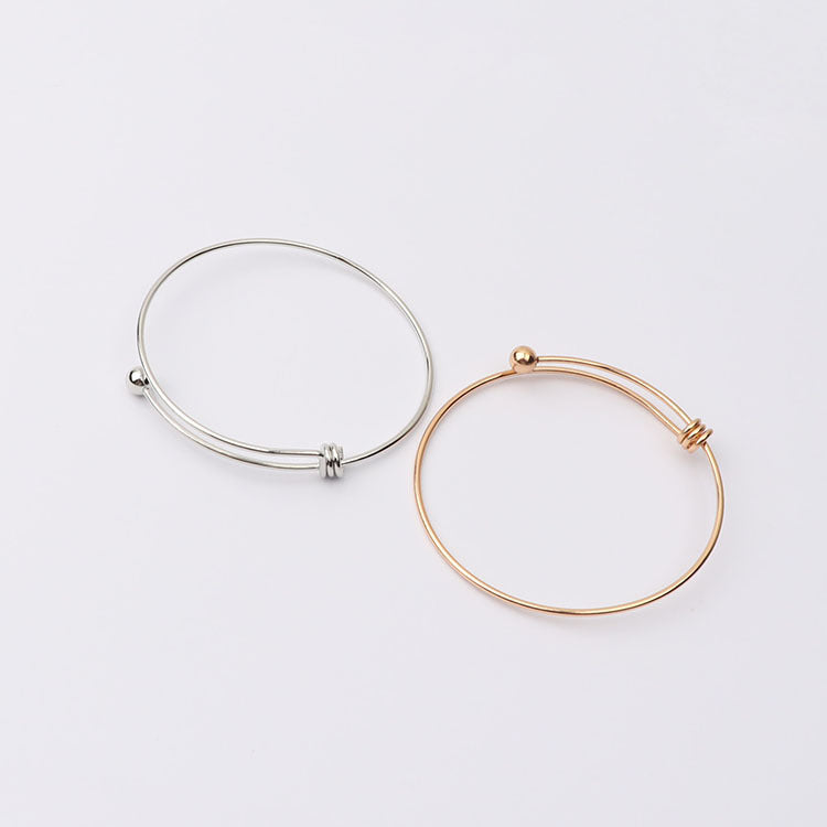 Movable Push Pull Quality Adjustable Steel Bracelet