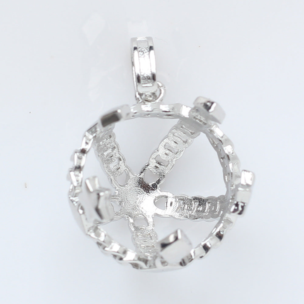 Beads Holder Large Single Eardrop Frame Lucky Exquisite Universal Pearl Pendant