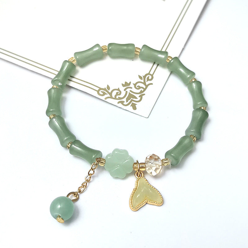 Style Chinese Imitation Aventurine Festival High Blessing Pendants
