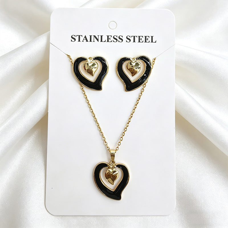 Stainless Steel Enamel Titanium Fashion Personality Necklaces