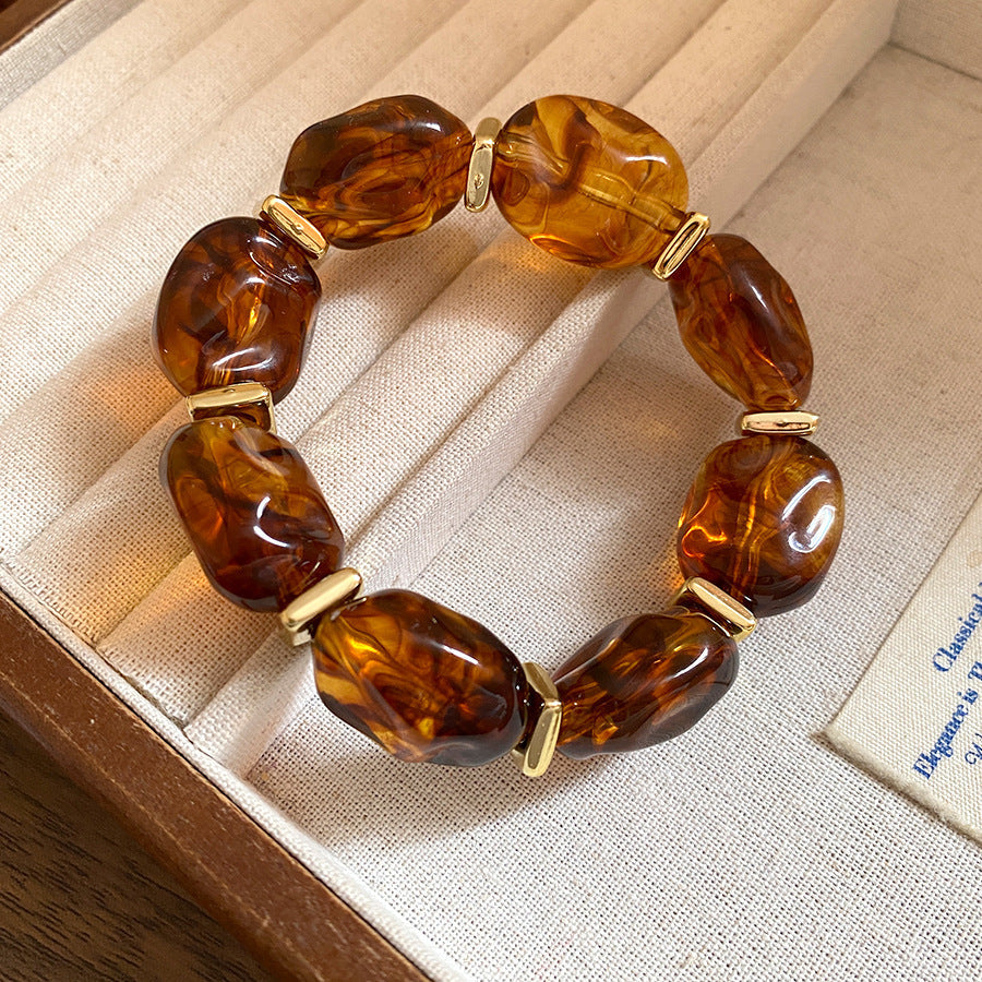 Flowers Open-ended Design Personalized Light Luxury Bracelet
