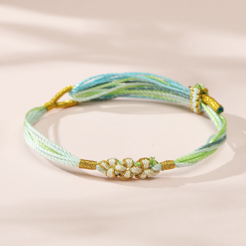 Dragon Boat Festival Colorful Rope Carrying Strap Handmade Braided Adult Bracelet