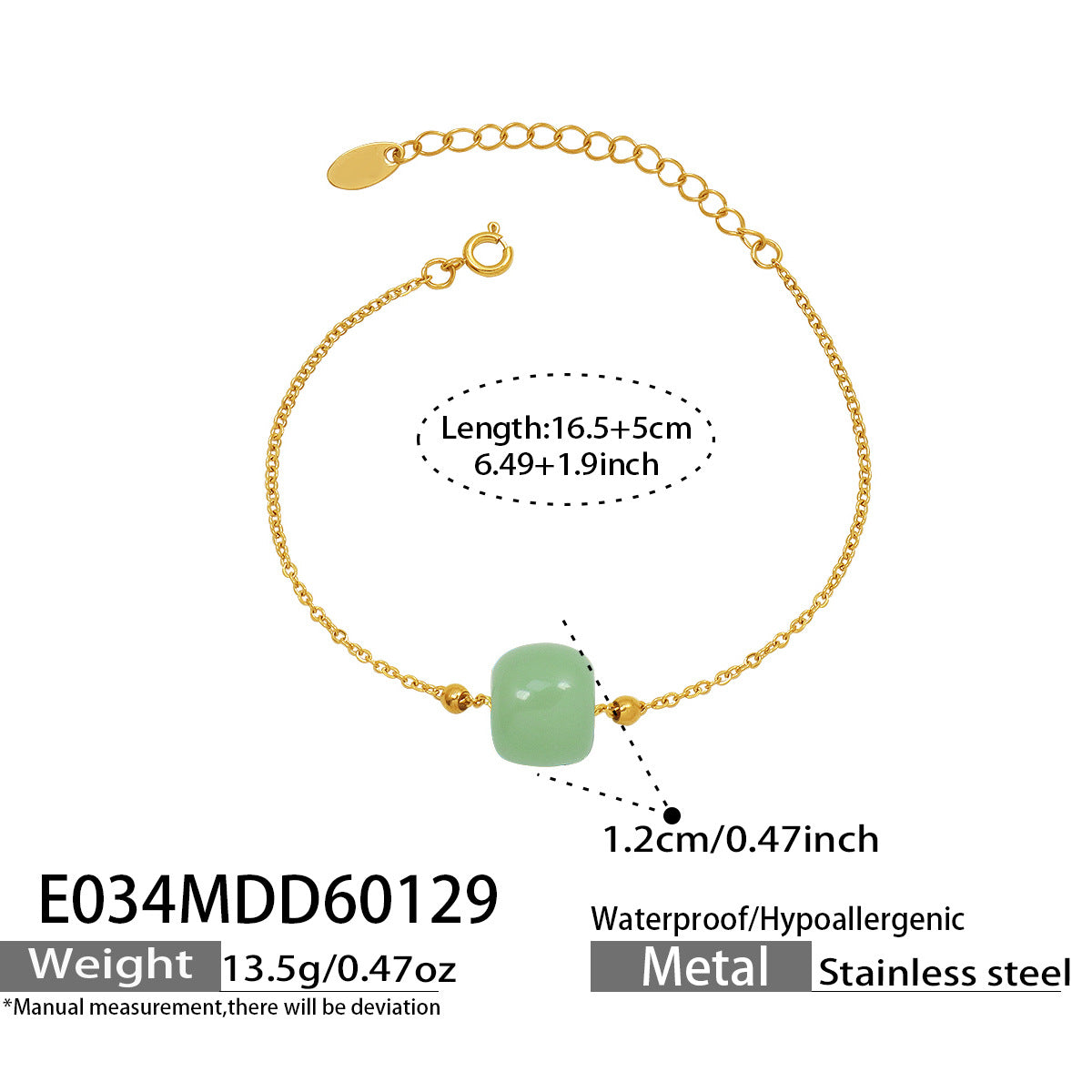 Li Jade Ball Clavicle Chain Simple Jewelry Set