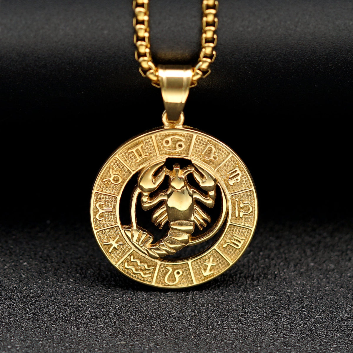 Trendy Retro Hollow Twee Constellation Personalized Pendant
