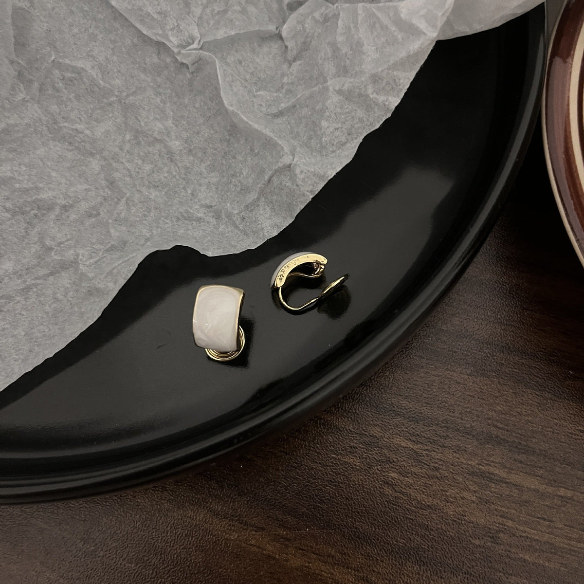 Hot Pearl Without Piercing Advanced Sense Mosquito Coil Simple Metal Ear Clip