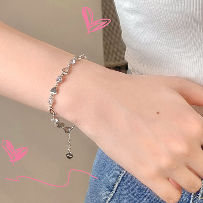 Sweet Cool Heart Design Gift Girlfriend Bracelets