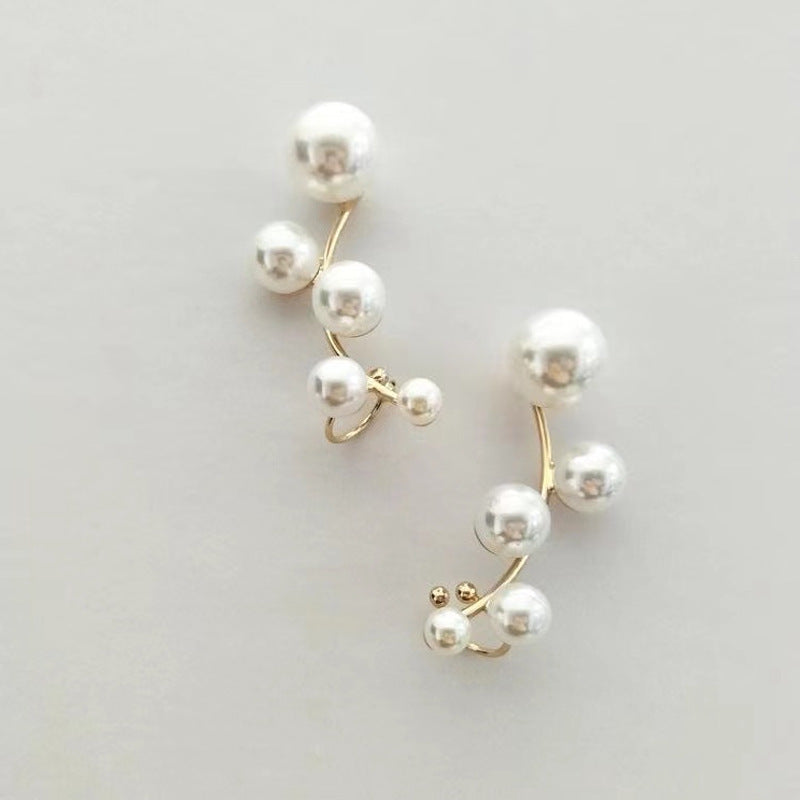 Women's Bridal Pearl For Graceful Personality Trendy Earrings