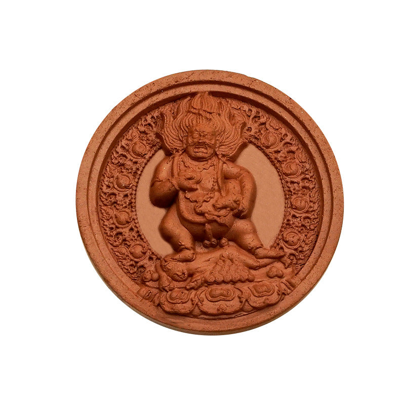 Mud Wiping Picture Multiple Options Huang Pendant