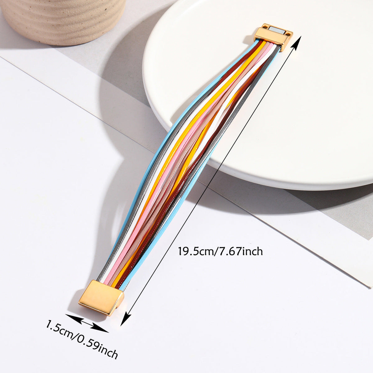 Women's Versatile Bohemian Wristband Leather Fashion Bracelets