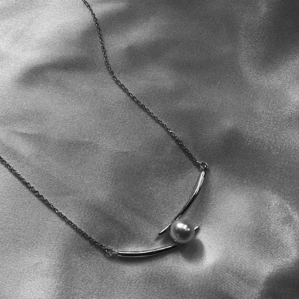 Women's Korean Pearl Chopsticks Simple Cold Style Niche Temperament Clavicle Necklaces