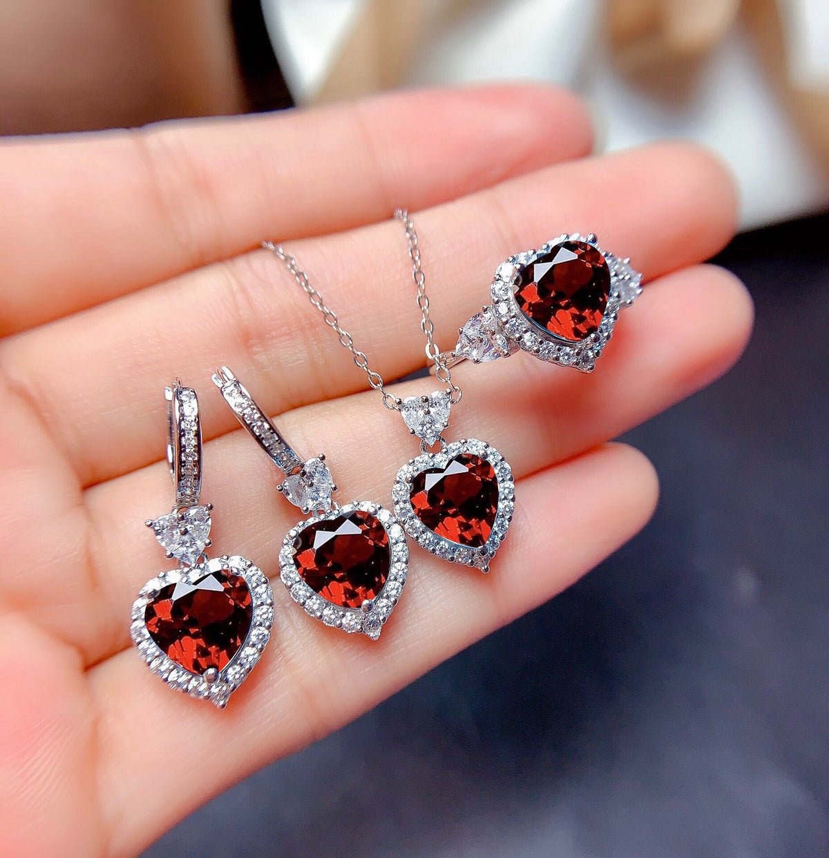 Natural Blue Switzerland Topaz Eardrop Mozambique Rings