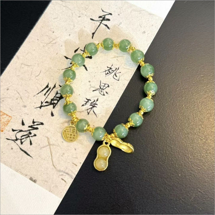 Chinese Style Good-looking Peanut Female Little Girlfriends Light Luxury Minority Bracelet