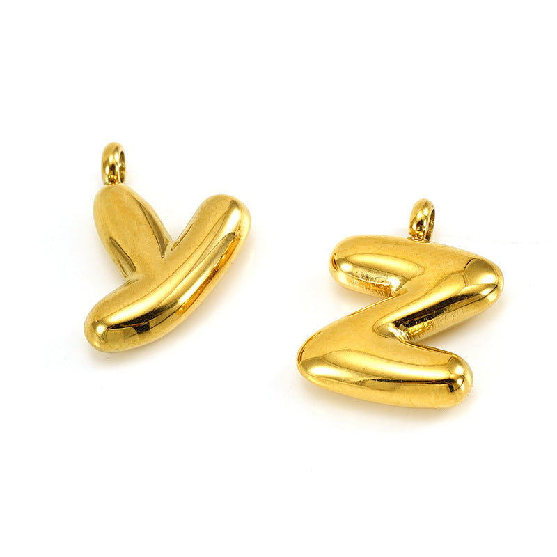 Stainless Steel Fashion Letter Titanium Letters Pendant