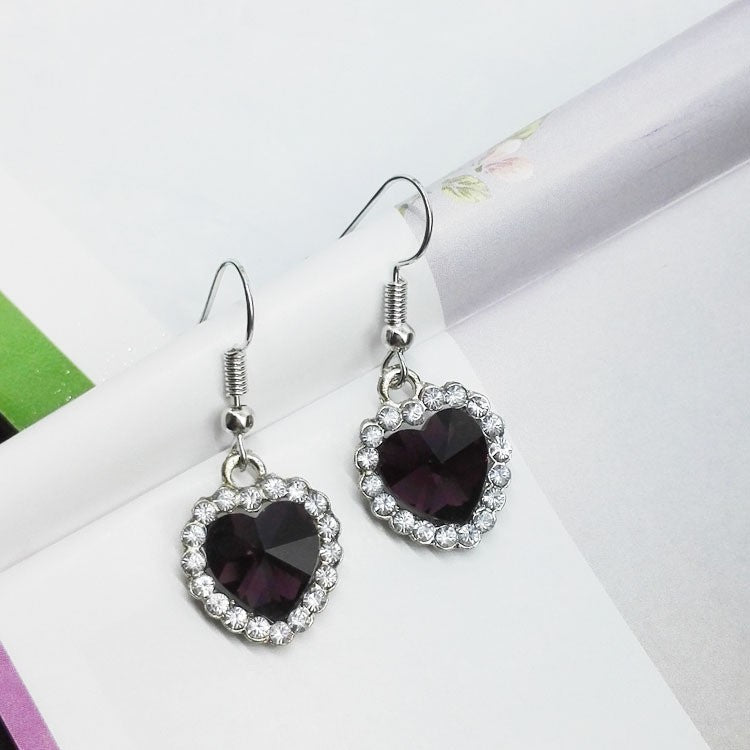 Classic Love Titanic Colorful Peach Of Earrings