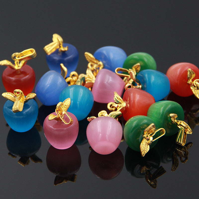 Women's Gold-plated Christmas Eve Gift Pink Crystal Clavicle Pendants