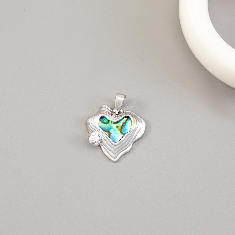 Color Retaining Fritillary Baroque Colorful Clover Pendant
