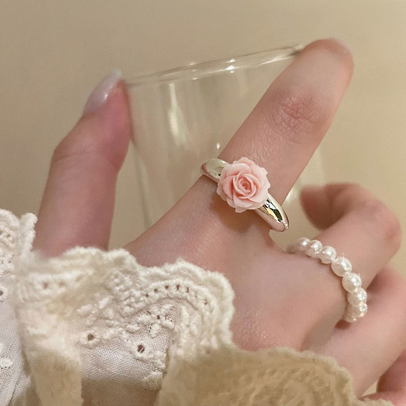 Female French Elegant Retro Fashion Personalized Rings