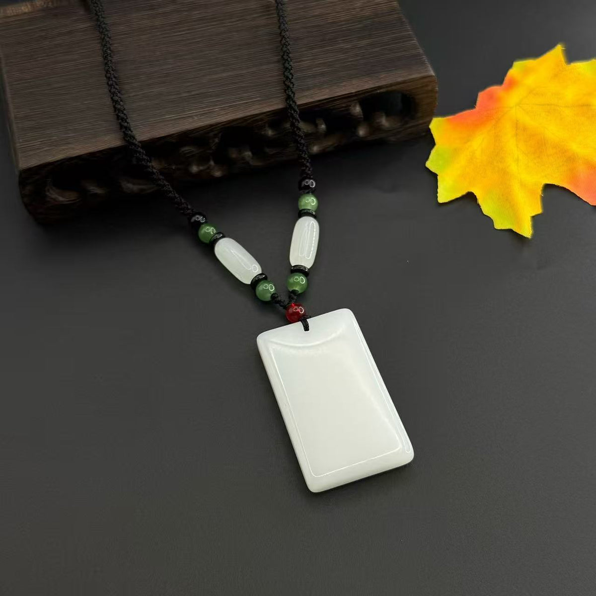 Jade Ethnic Style Clear Water Fine Material Auspicious Cloud Lucky Pendants