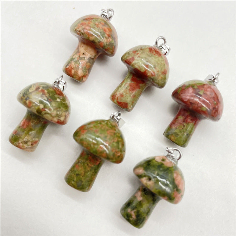 Fashion Natural Crystal Stone Mini Small Pendant