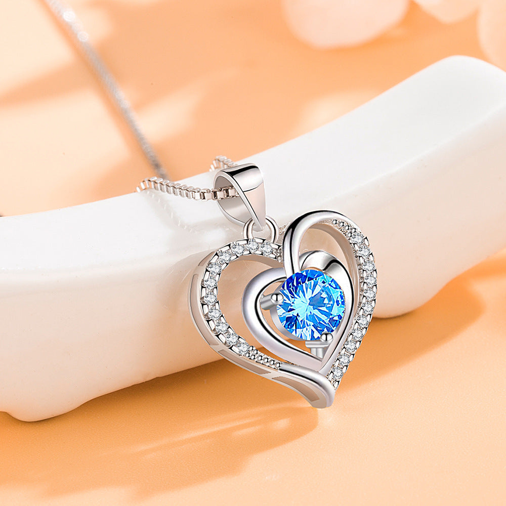 Women's Heart Of The Ocean Full Diamond Pendant