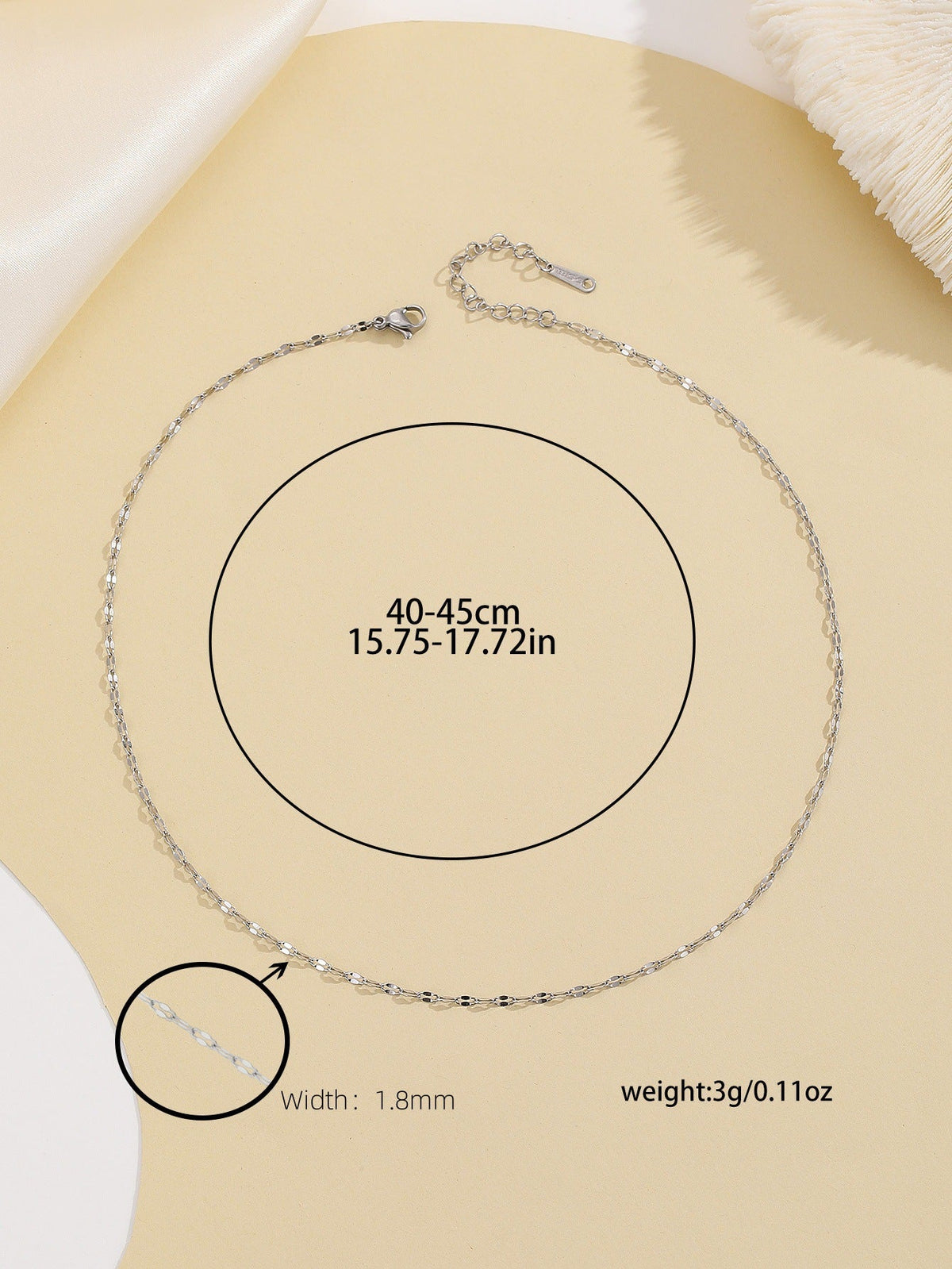 Personalized Fashion Copper Micro Clavicle Chain Necklaces