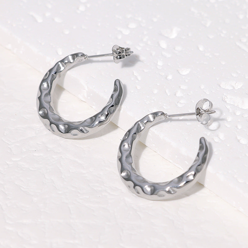 Women's Stainless Steel Shaped Gold-plated Elegant High-grade Rings