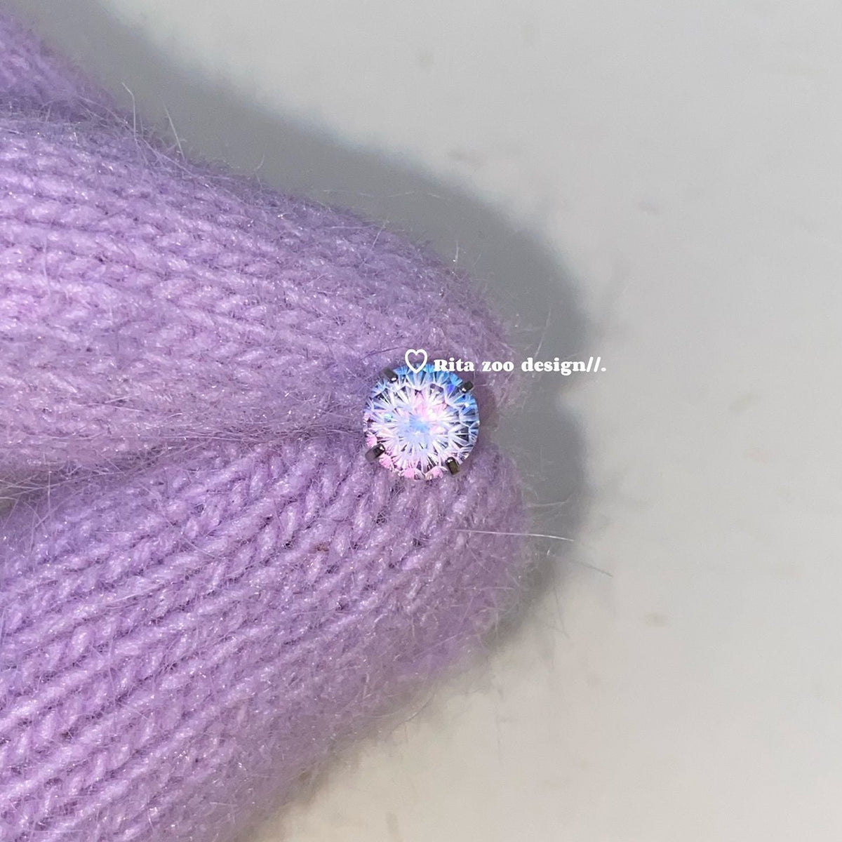 Thin Rattan Fantasy Girlish Style Light Stud Earrings