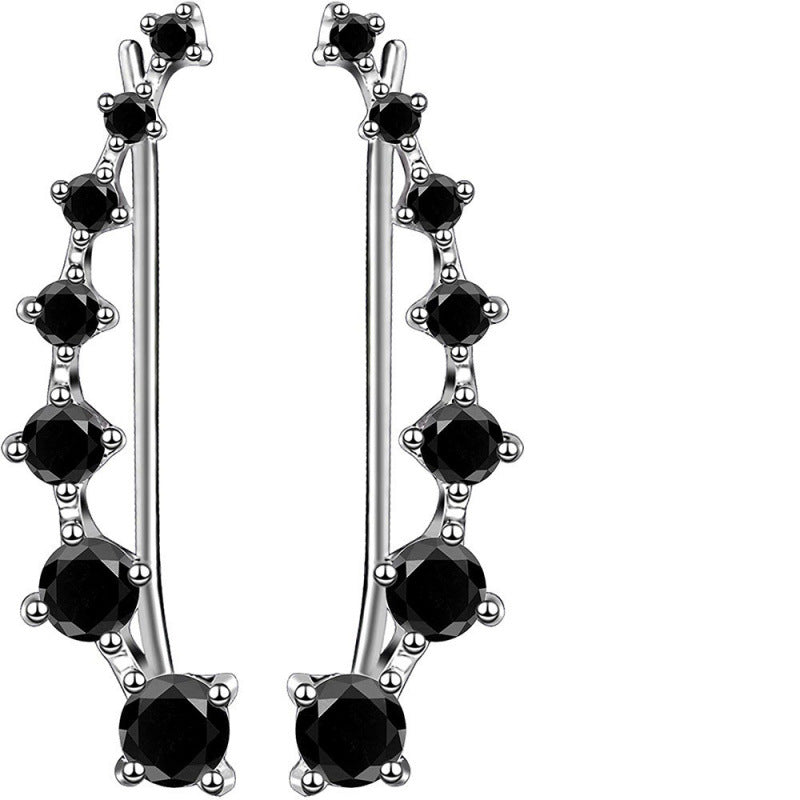 Women's Big Dipper Seven Star Rhinestone Diamond Ear Row Of Diamonds Earrings