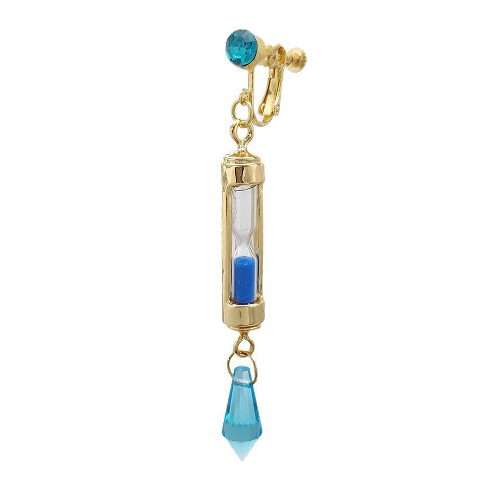Notes Hourglass Peripheral Creative Crystal Quicksand Ear Clip