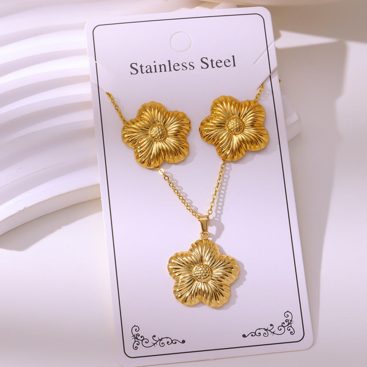 Hydraulic Suit Butterfly Love Irregular Personality Jewelry Set
