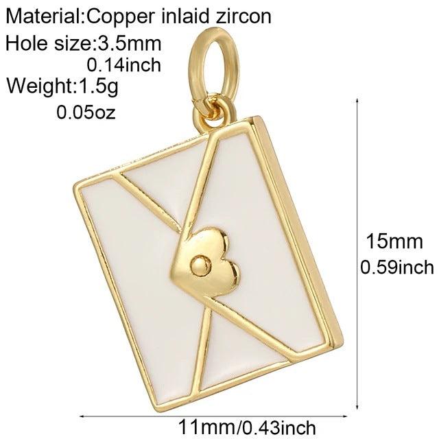 New Millennium Bohemian Heart-shaped Copper Universal Pendants