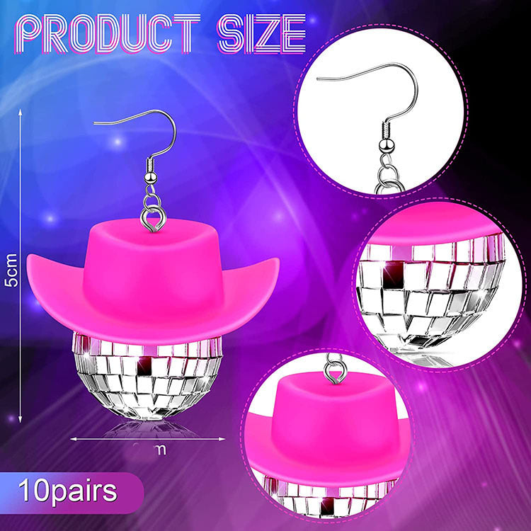 Women's Hooded Nightclub Ear Disco Party Earrings