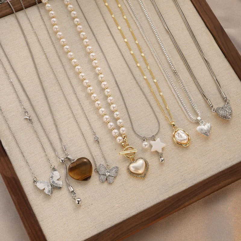 Sweater Chain Light Luxury High Sense Of Design Elegant Female Necklaces