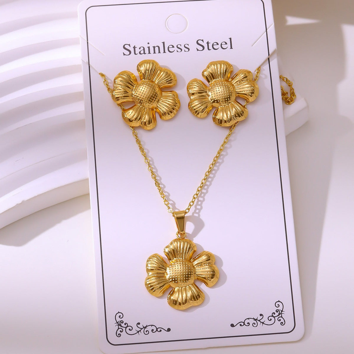 Hydraulic Suit Butterfly Love Irregular Personality Jewelry Set