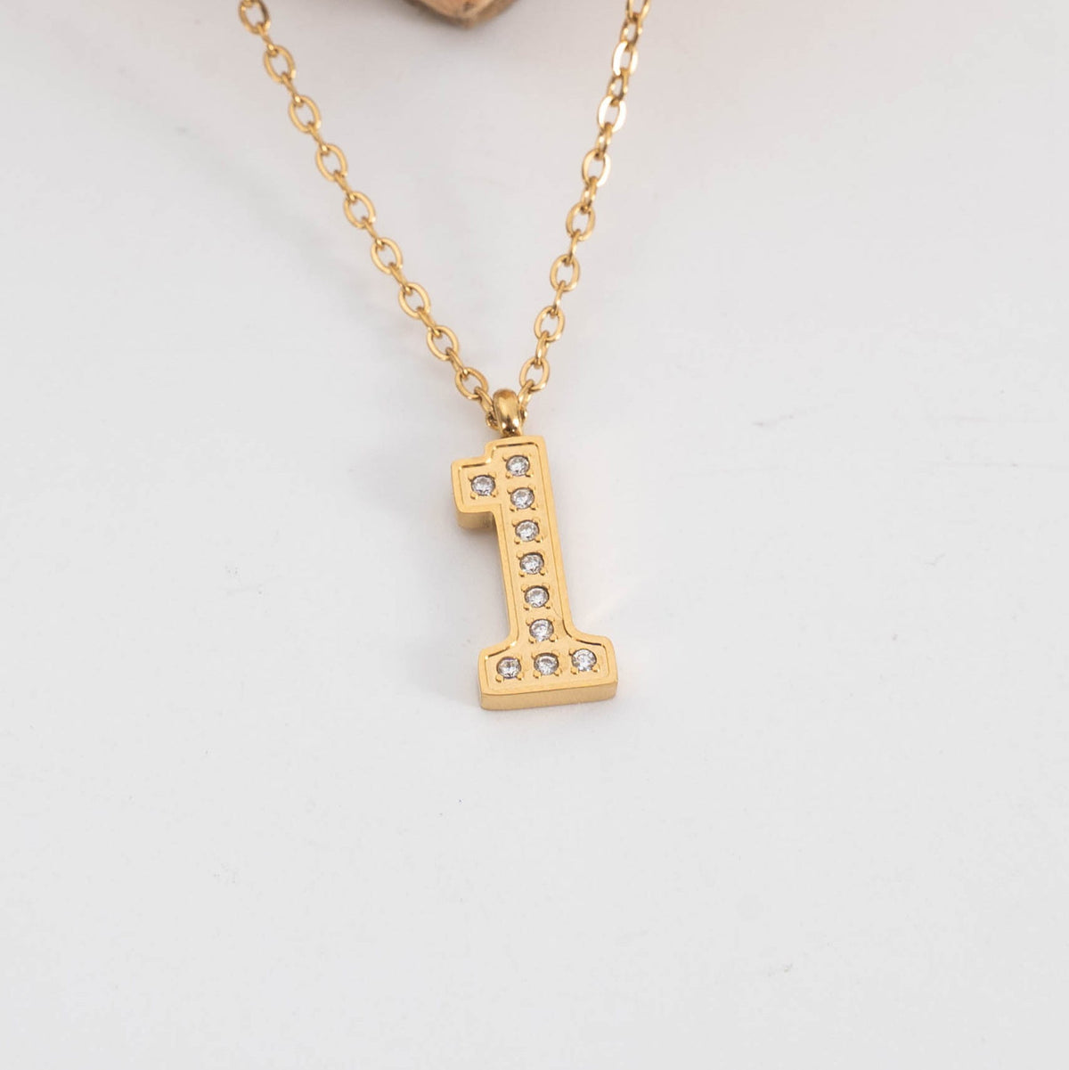 Stainless Steel Titanium Inlaid Zircon Fashion Necklaces