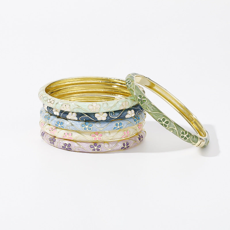 National Fashion Ancient Style Cloisonne Enamel Tourism Bracelet