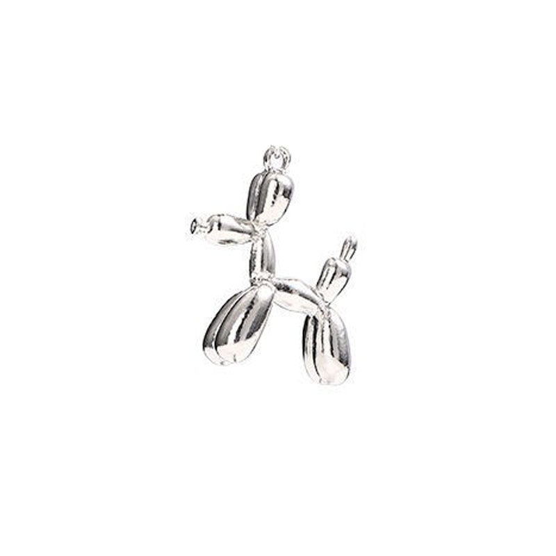 Women's & Men's Dog Titanium Steel Trendy Hip Hop Cool Simple Long Show Pendant