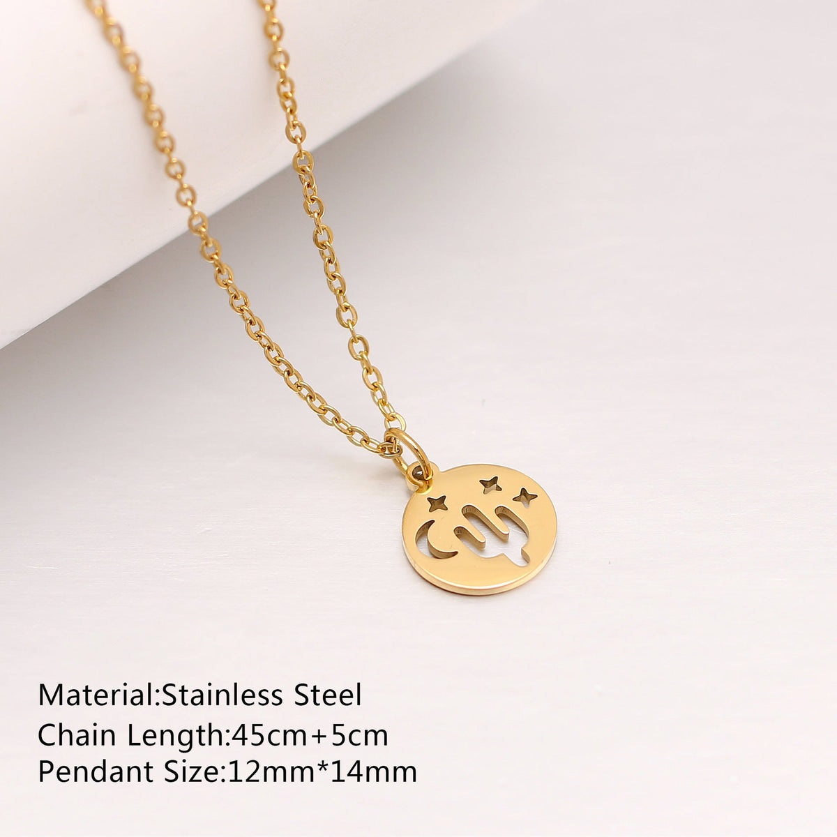 Women's Steel Simple Butterfly Clover Lucky Lotus Mushroom Clavicle Chain Color Necklace