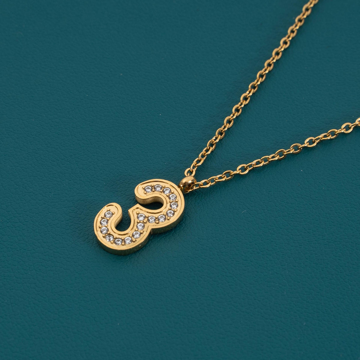 Stainless Steel Titanium Inlaid Zircon Fashion Necklaces