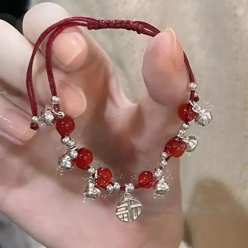 Style National Fashion Butterfly Beaded Female Good-looking Niche Bracelet