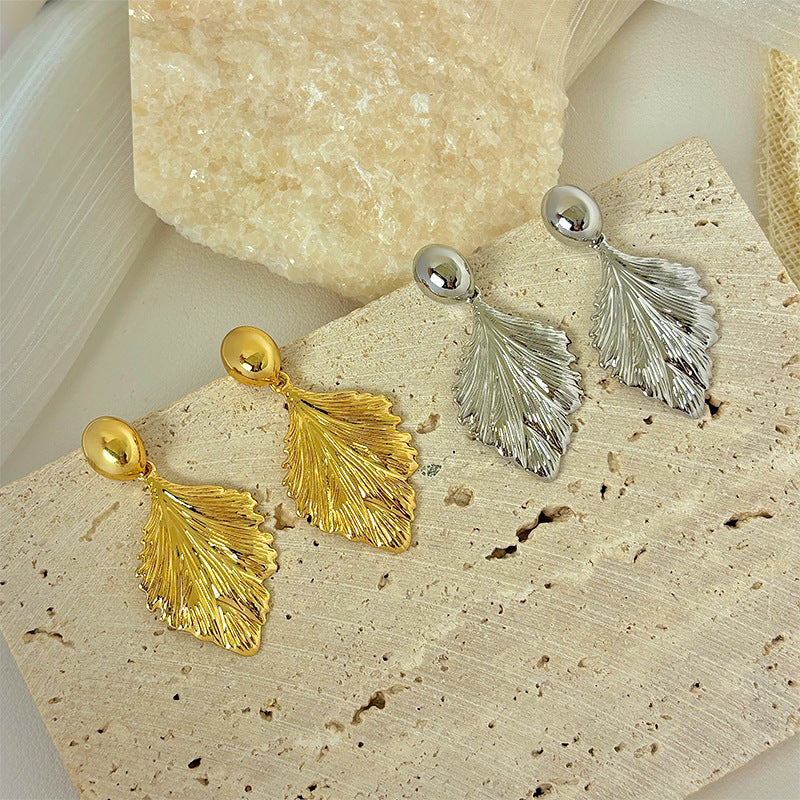 Summer Line Alloy Sier Fresh Design Sense Earrings