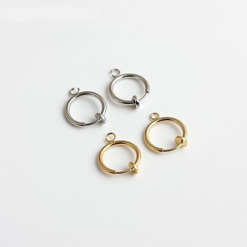 Fashion Invisible With Round Spring Material Ear Clip
