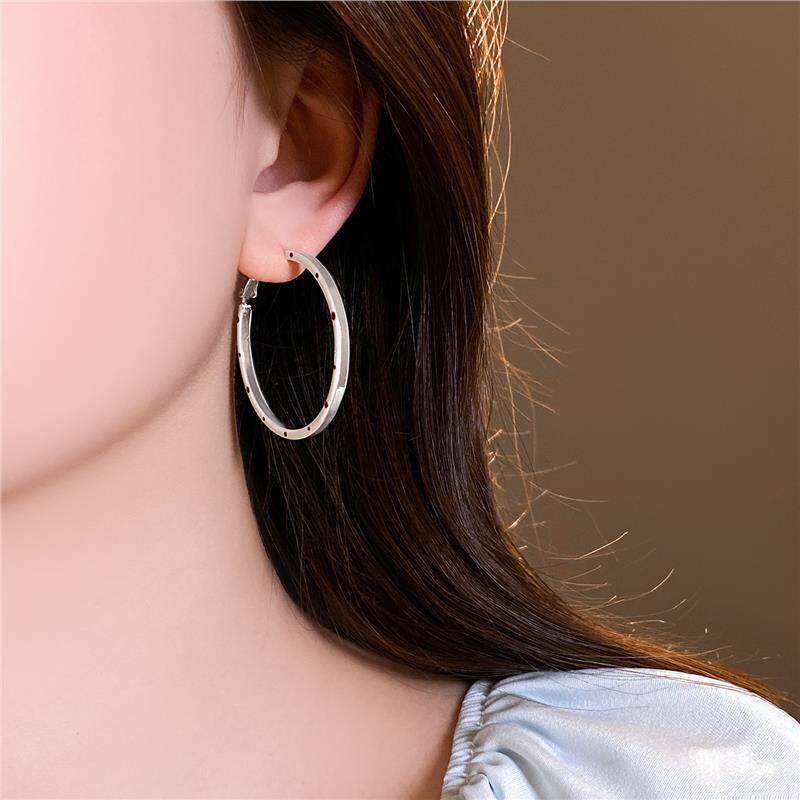 Women's Polka Dot Hoop High-grade Light Luxury Minority Ear Suitable For Earrings