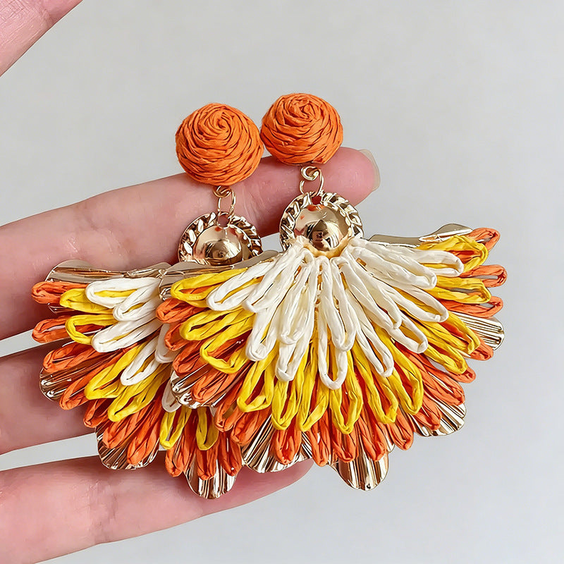Beach Travel Vacation Style Bohemian Ear Ethnic Tassel Light Luxury Earrings