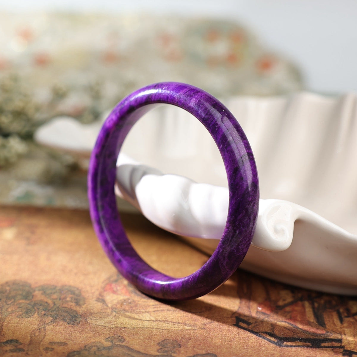Women's Purple Royal Jade Simple Fashion Elegant Bracelet