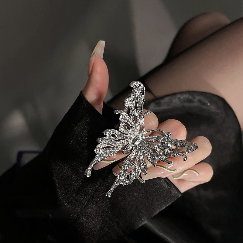 Big Bowknot Index Finger Female Exaggerated Personality Fashion Style Niche Earrings