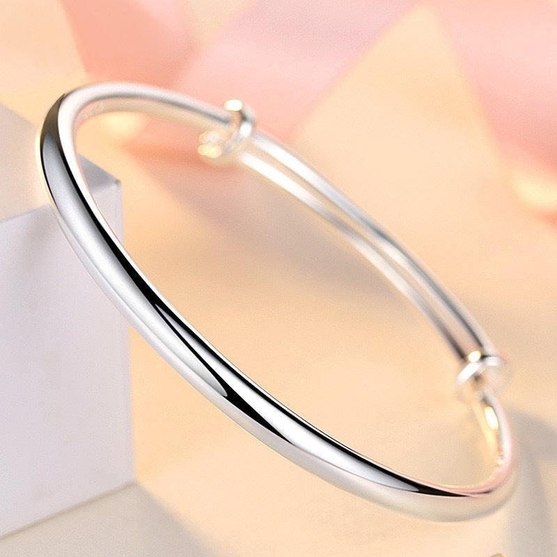 Women's Korean Fashionable Round Belly Glossy Light Simple Bracelet